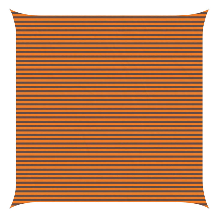 Solskygge sejl Orange og Brun 6 x 6 m 100% polyester Oxford