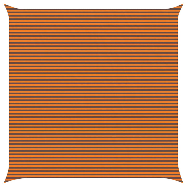 Solskygge sejl Orange og Brun 7 x 7 m 100% polyester Oxford