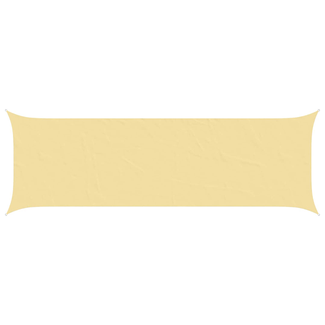 Solskygge sejl Sandfarvet 6 x 2 m 100% polyester Oxford