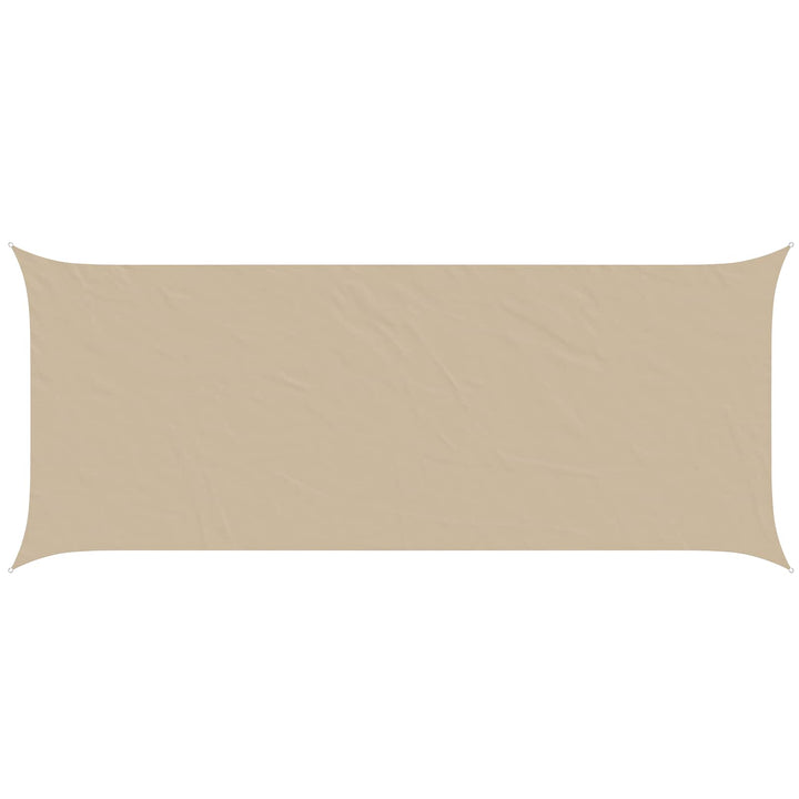 Solskygge sejl Beige 6 x 2,5 m 100% polyester Oxford
