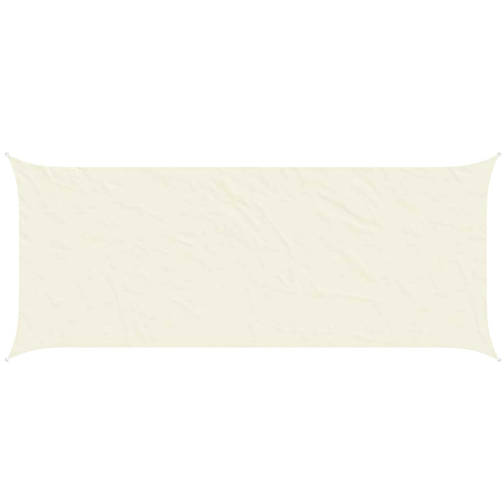 Solskygge sejl Cremefarvet 6 x 2,5 m 100% polyester Oxford