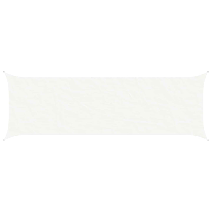 Solskygge sejl Hvid 6 x 2 m 100% polyester Oxford