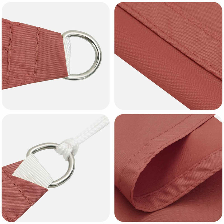 Solskygge sejl Terrakotta 6 x 2 m 100% polyester Oxford