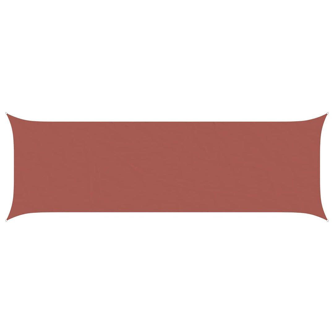 Solskygge sejl Terrakotta 6 x 2 m 100% polyester Oxford