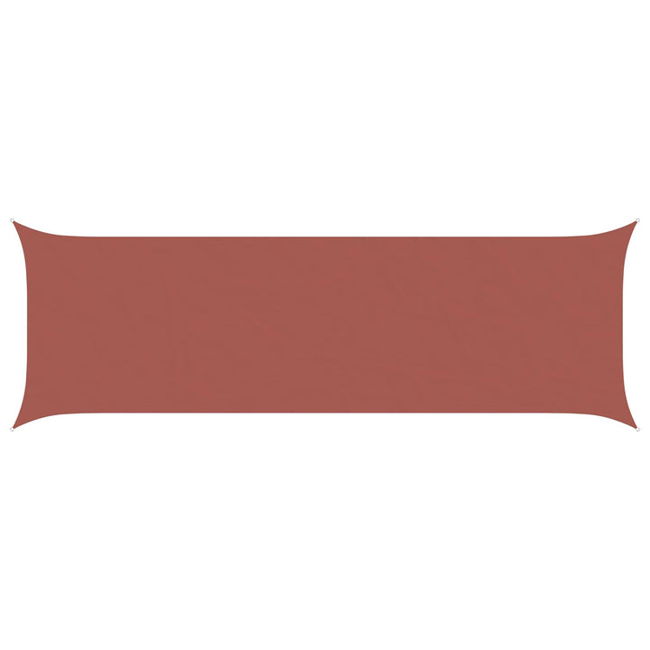Solskygge sejl Terrakotta 6 x 2 m 100% polyester Oxford