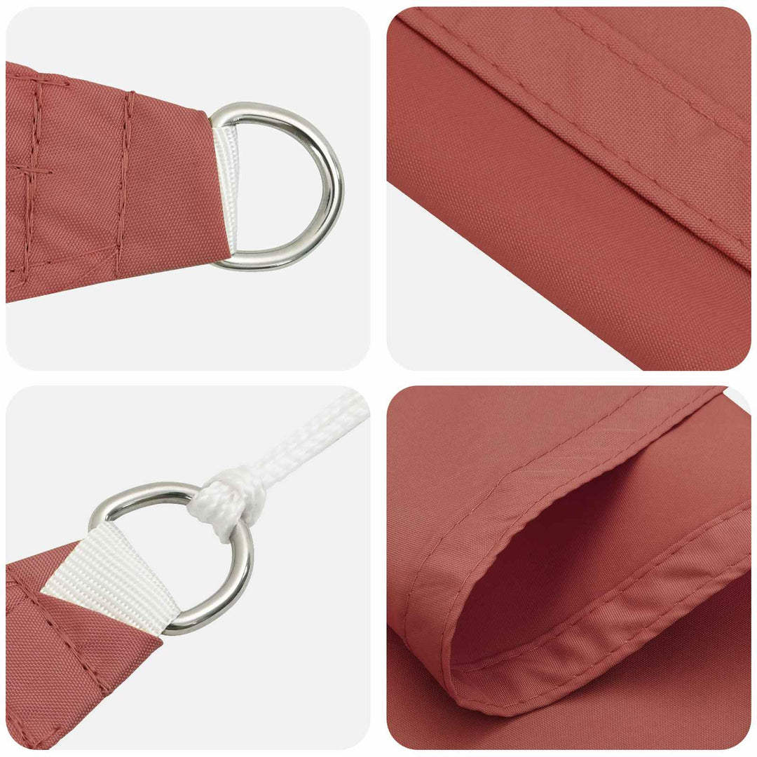 Solskygge sejl Terrakotta 6 x 2,5 m 100% polyester Oxford