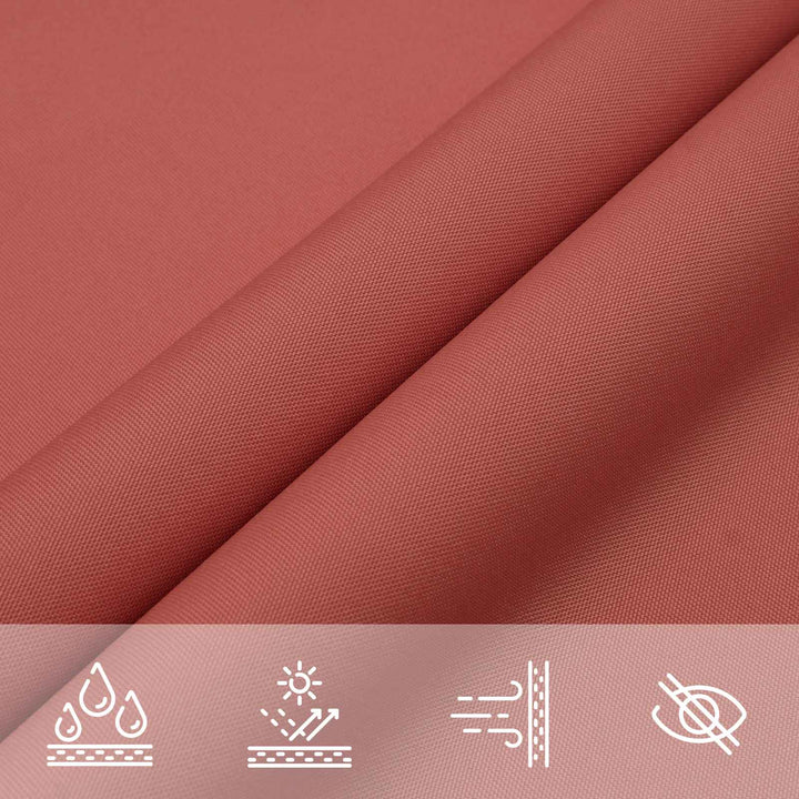 Solskygge sejl Terrakotta 6 x 2,5 m 100% polyester Oxford