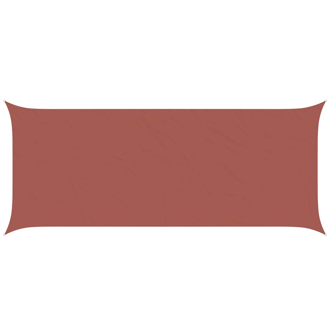 Solskygge sejl Terrakotta 6 x 2,5 m 100% polyester Oxford