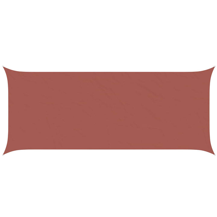 Solskygge sejl Terrakotta 6 x 2,5 m 100% polyester Oxford