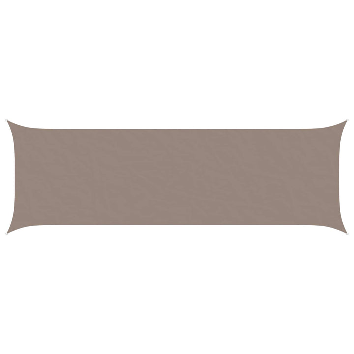 Solskygge sejl Gråbrun 6 x 2 m 100% polyester Oxford