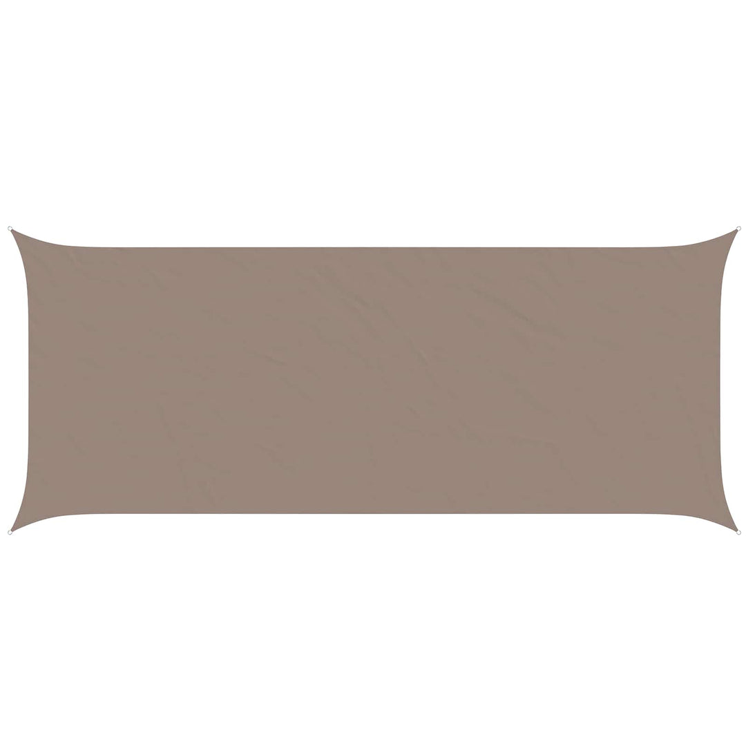 Solskygge sejl Gråbrun 6 x 2,5 m 100% polyester Oxford