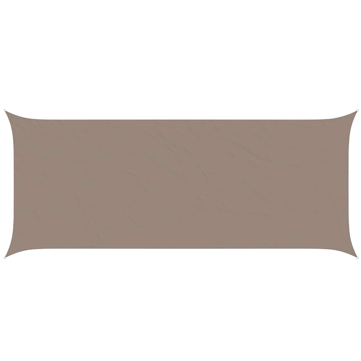 Solskygge sejl Gråbrun 6 x 2,5 m 100% polyester Oxford