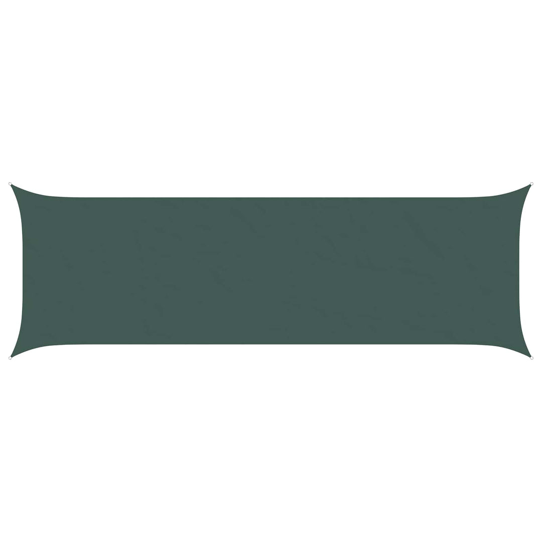 Solskygge sejl Mørkegrøn 2 x 6 m 100% polyester Oxford