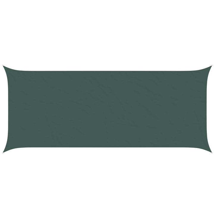 Solskygge sejl Mørkegrøn 6 x 2,5 m 100% polyester Oxford