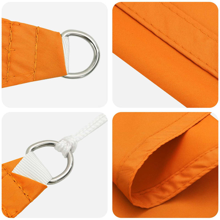 Solskygge sejl Orange 6 x 2 m 100% polyester Oxford