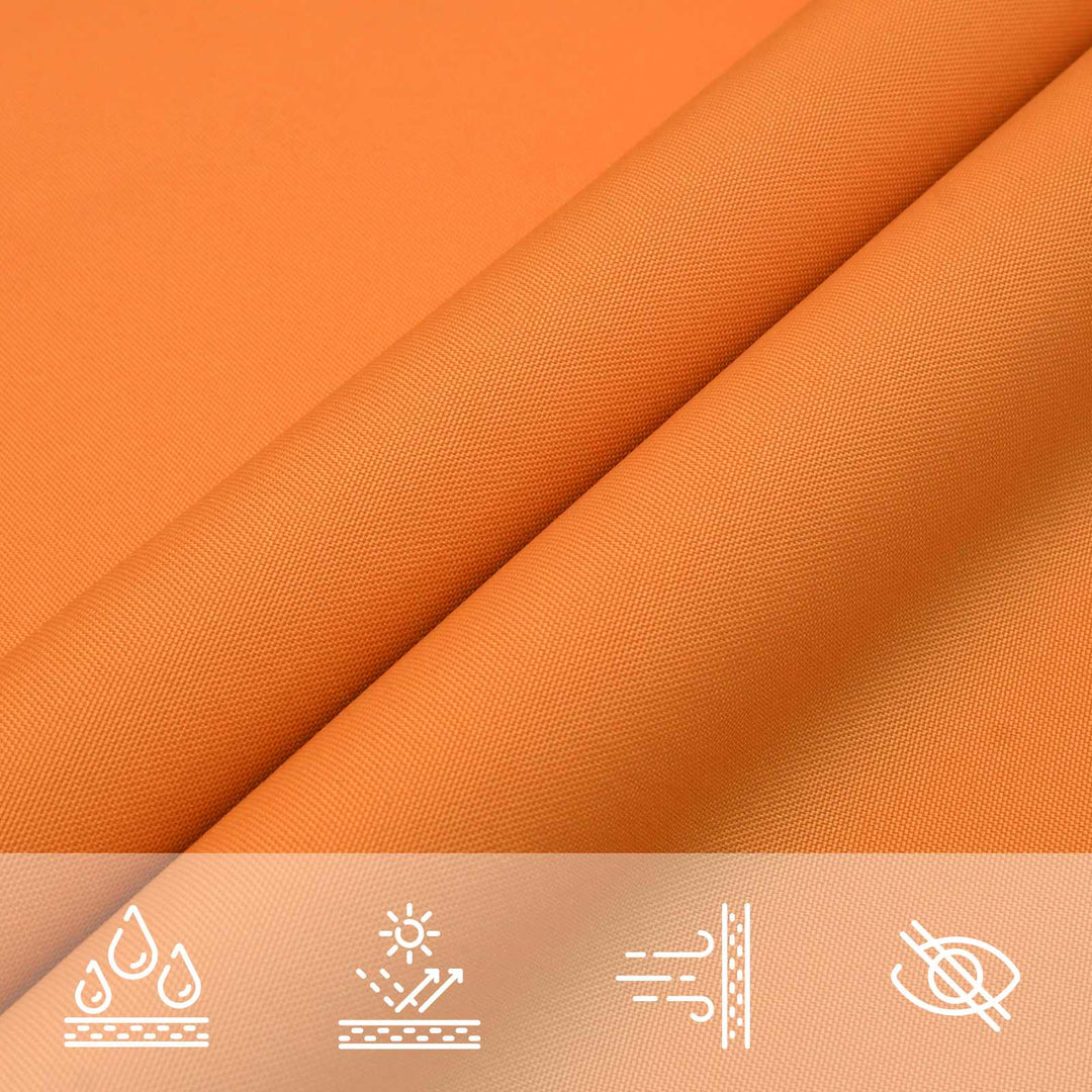 Solskygge sejl Orange 6 x 2,5 m 100% polyester Oxford