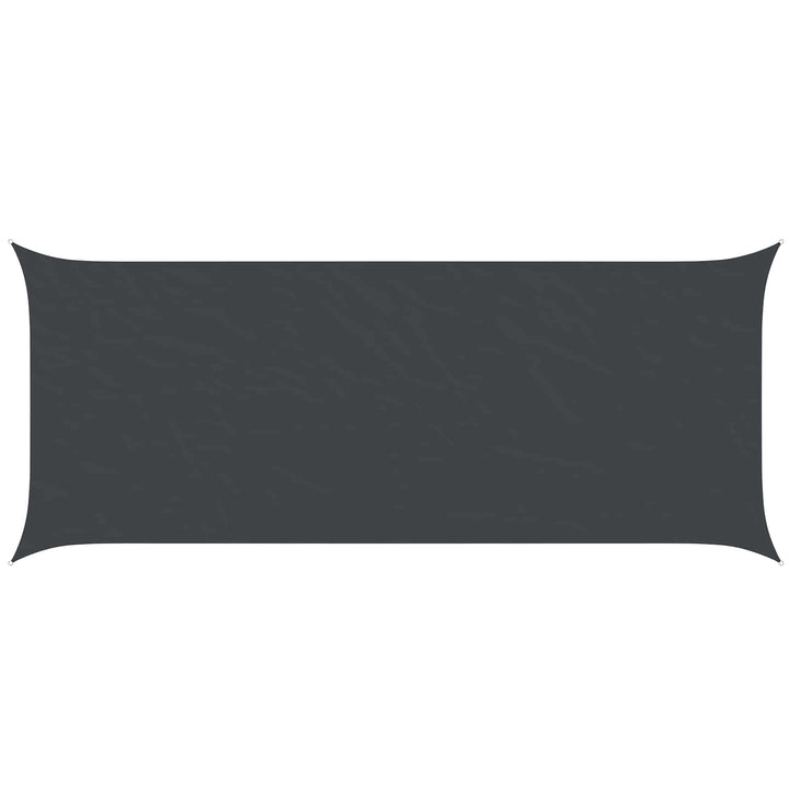 Solskygge sejl Sort 6 x 2,5 m 100% polyester Oxford