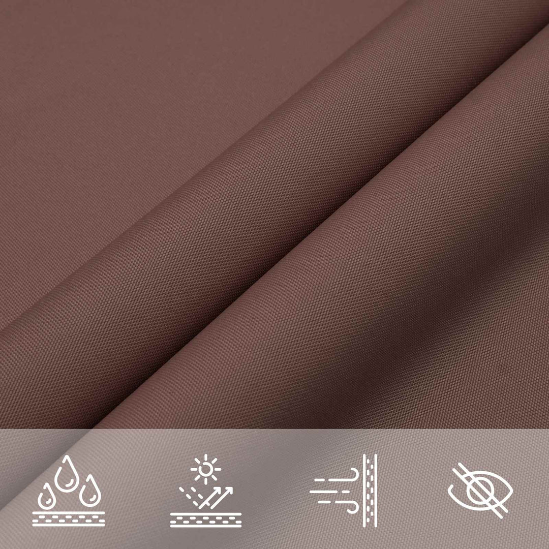 Solskygge sejl Brun 6 x 2 m 100% polyester Oxford