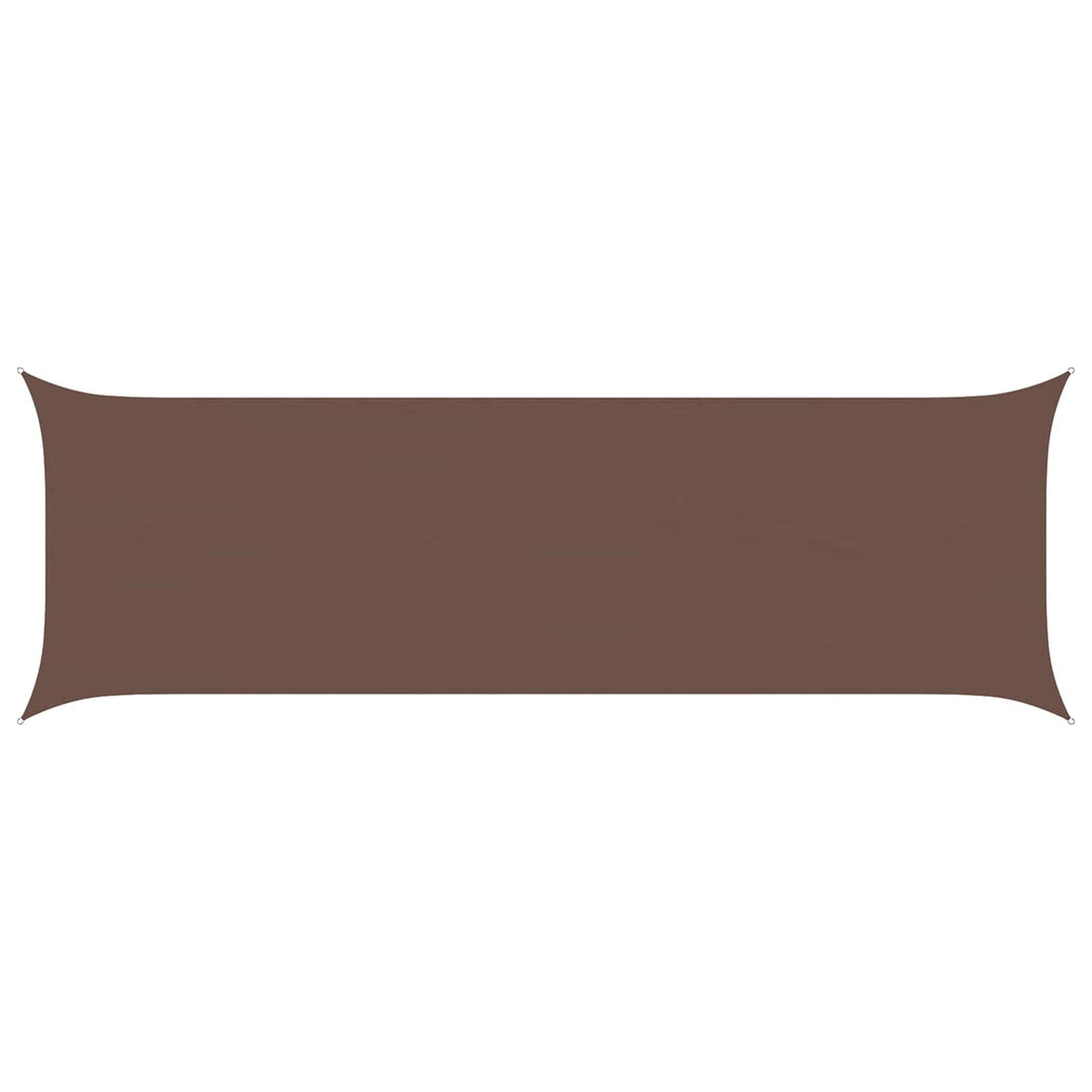 Solskygge sejl Brun 6 x 2 m 100% polyester Oxford