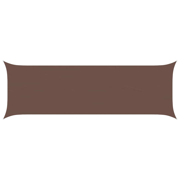 Solskygge sejl Brun 6 x 2 m 100% polyester Oxford