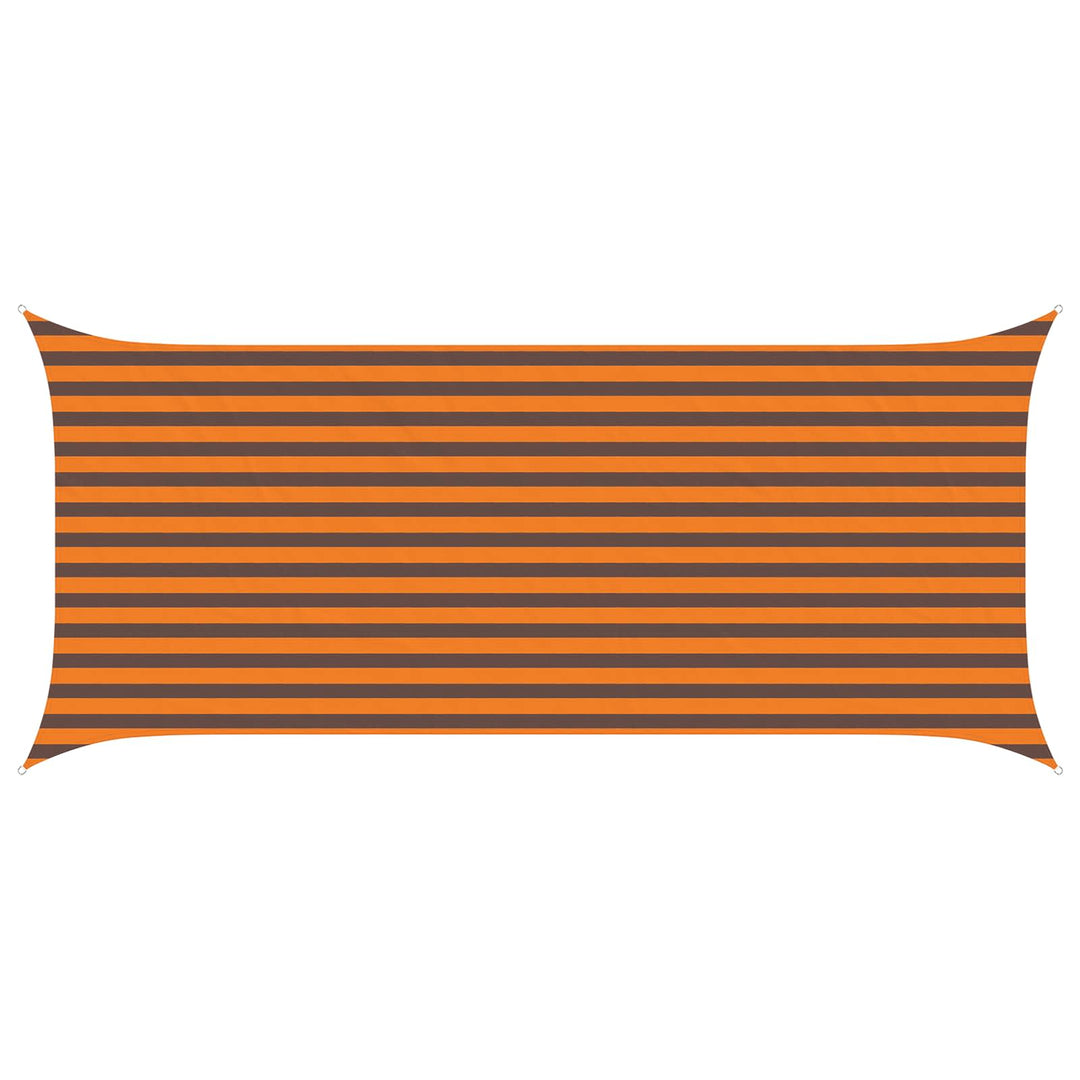 Solskygge sejl Orange og Brun 4,5 x 2 m 100% polyester Oxford