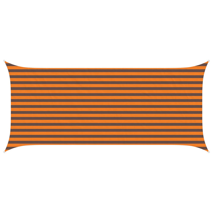 Solskygge sejl Orange og Brun 4,5 x 2 m 100% polyester Oxford