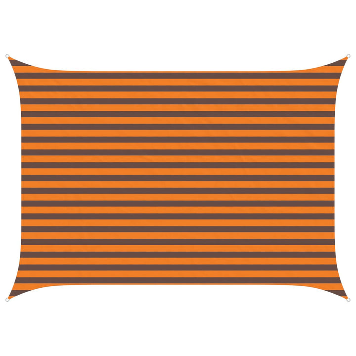 Solskygge sejl Orange og Brun 3,5 x 2,5 m 100% polyester Oxford