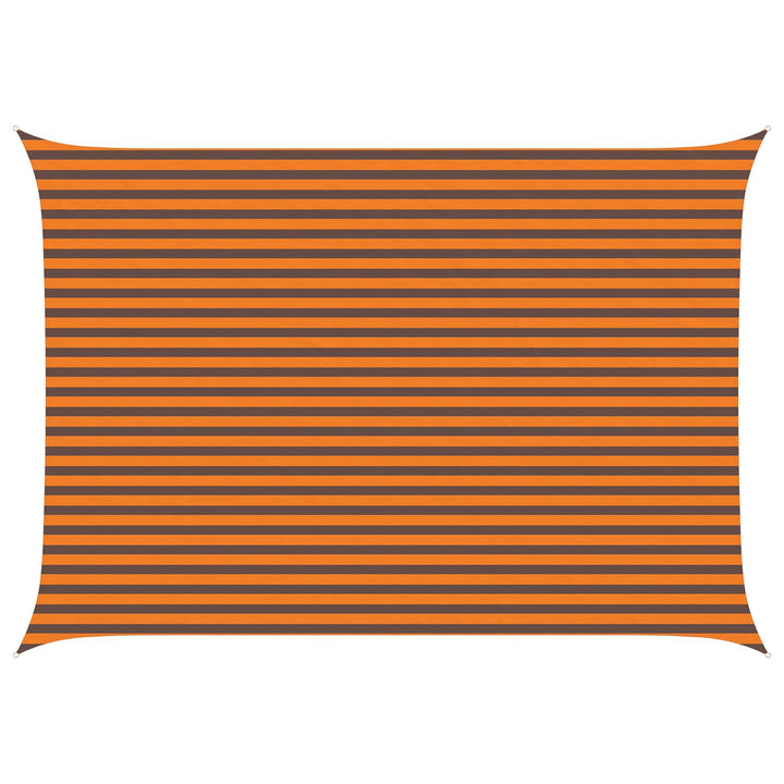 Solskygge sejl Orange og Brun 5 × 3,5 m 100% polyester Oxford