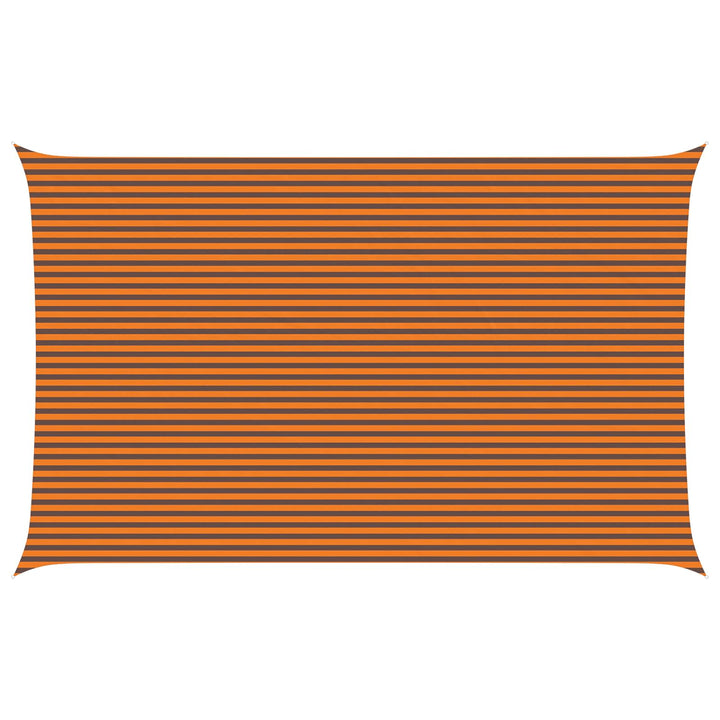 Solskygge sejl Orange og Brun 8 x 5 m 100% polyester Oxford