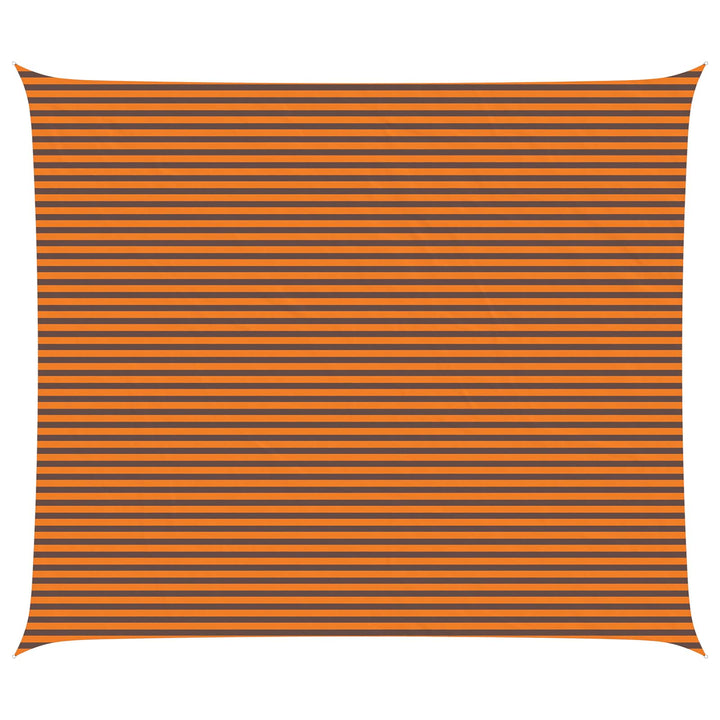 Solskygge sejl Orange og Brun 7 x 6 m 100% polyester Oxford