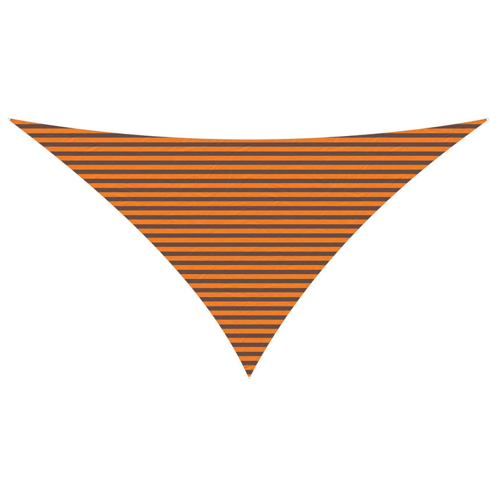 Solskygge sejl Orange og Brun 7 x 5 x 5 m 100% polyester Oxford