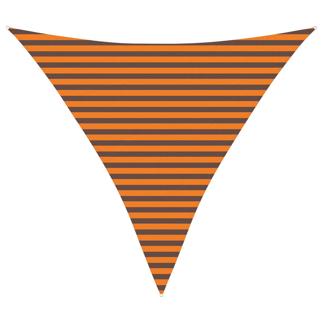 Solskygge sejl Orange og Brun 3,6 x 3,6 x 3,6 m