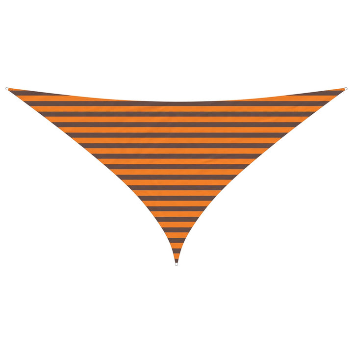 Solskygge sejl Orange og Brun 3 x 3 x 4,24 m