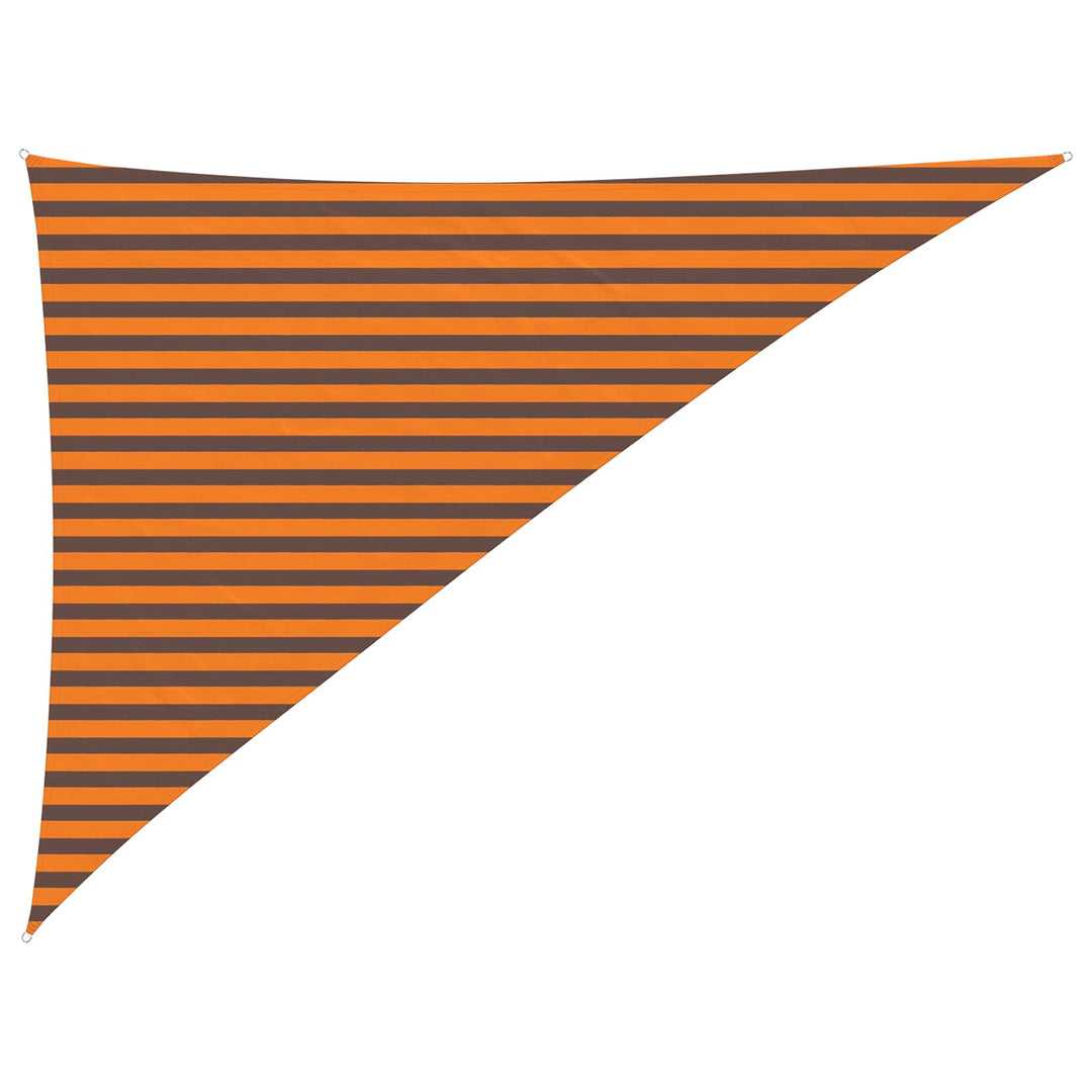 Solskygge sejl Orange og Brun 3 x 4 x 5 m 100% polyester Oxford