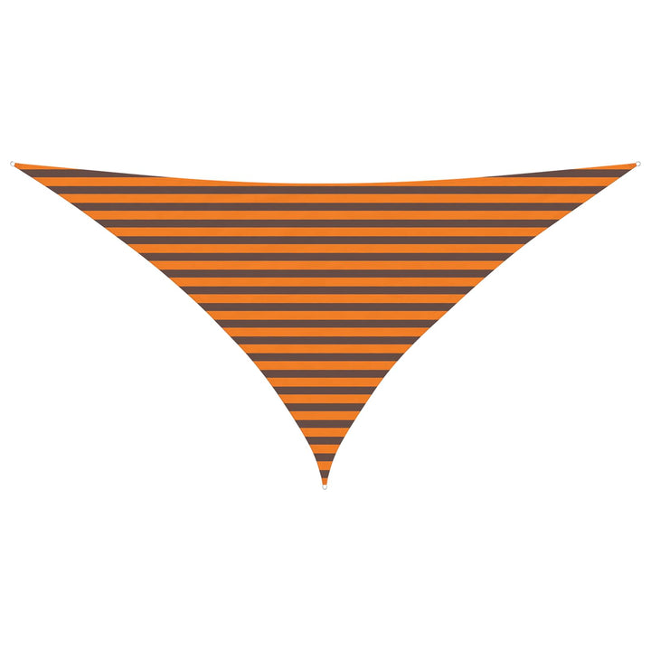 Solskygge sejl Orange og Brun 3,5 x 3,5 x 4,9 m