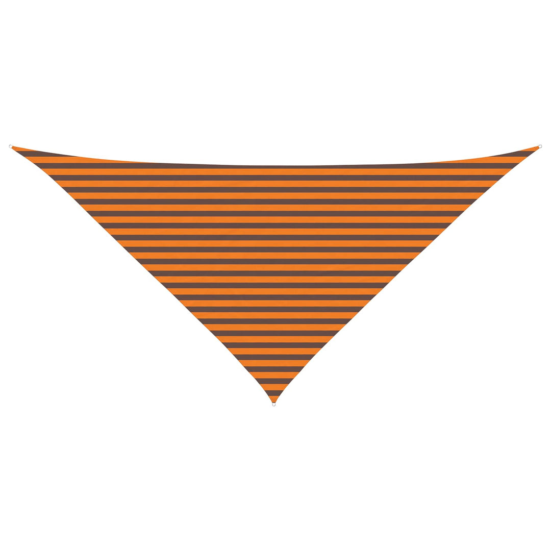 Solskygge sejl Orange og Brun 4 x 4 x 5,8 m