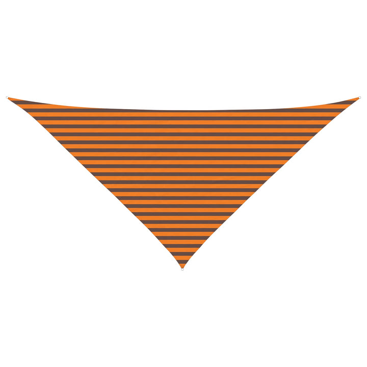 Solskygge sejl Orange og Brun 4 x 4 x 5,8 m