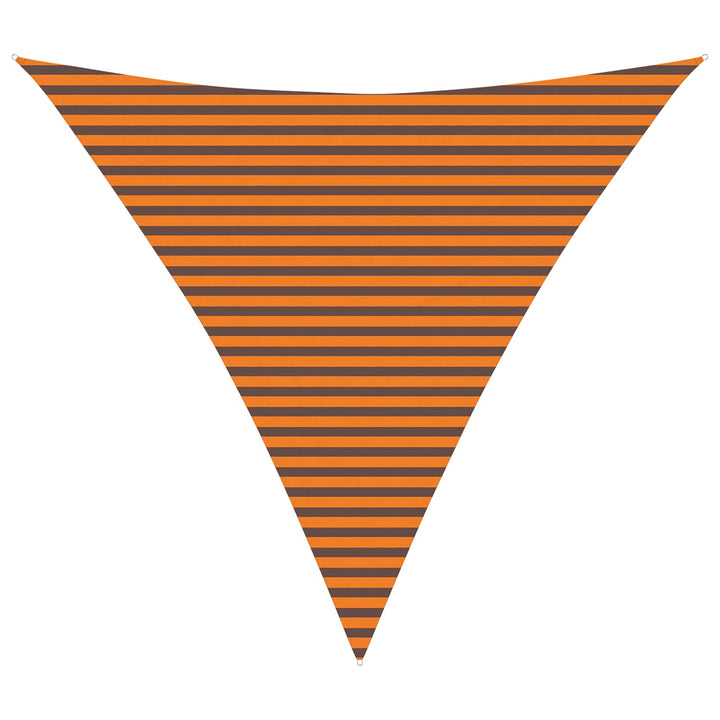 Solskygge sejl Orange og Brun 4,5 x 4,5 x 4,5 m