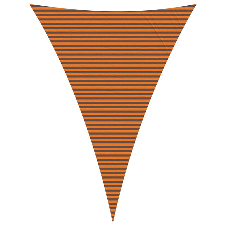 Solskygge sejl Orange og Brun 5 x 7 x 7 m 100% polyester Oxford