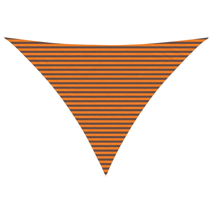 Solskygge sejl Orange og Brun 5 x 5 x 6 m 100% polyester Oxford