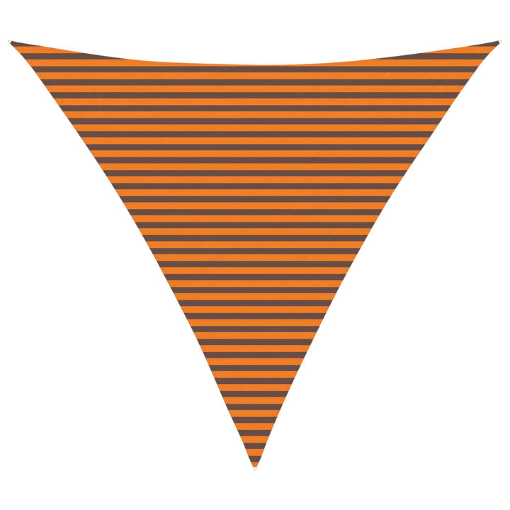 Solskygge sejl Orange og Brun 6 x 6 x 6 m 100% polyester Oxford