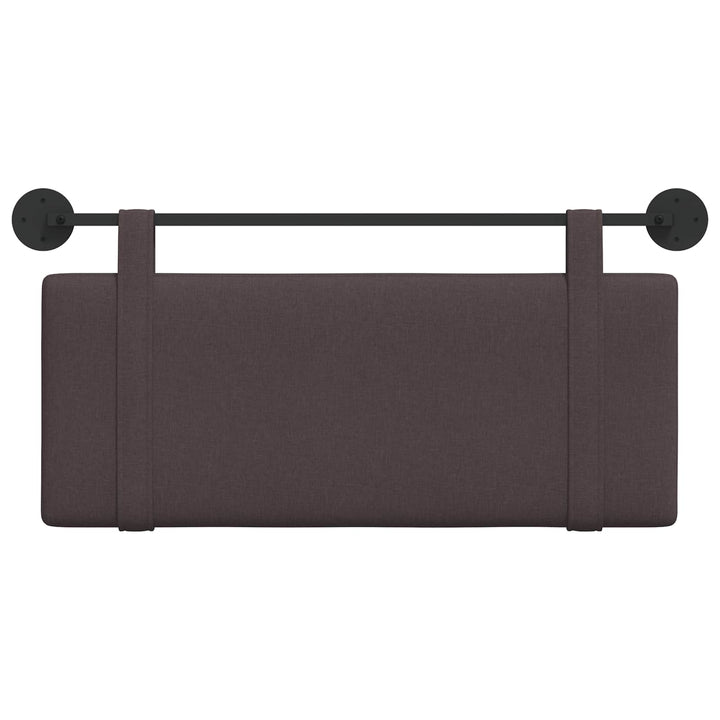 Hængende sengegavl Mørk Brun Stof
