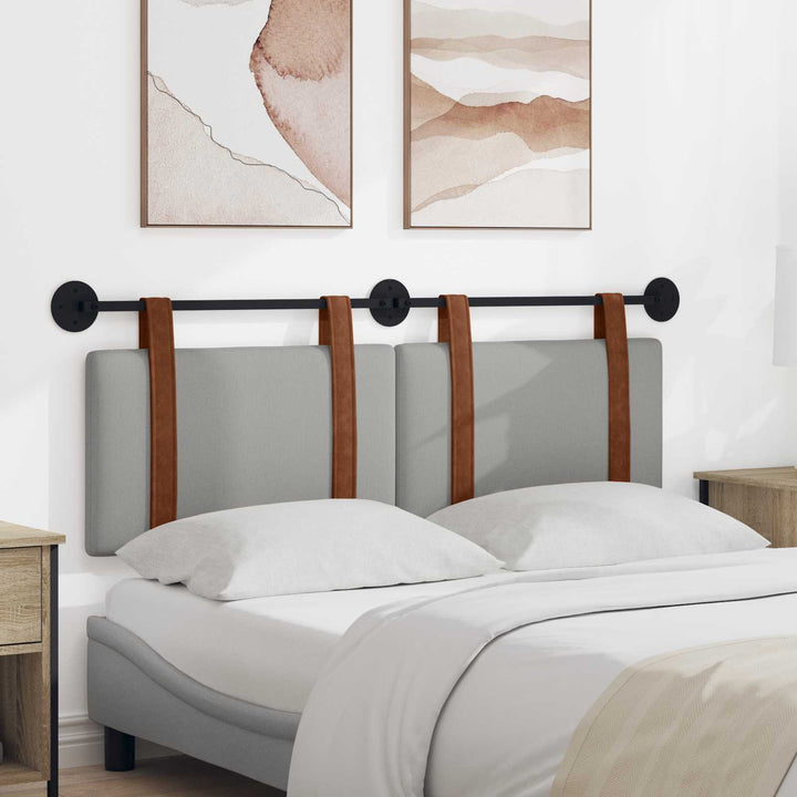Hængende Hovedgavl Vægmonteret Skygrå 130 x 55 x 5 cm Antik PU