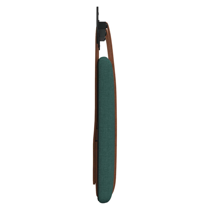 Hængende Hovedgavl Ensfarvet Mørkegrøn 130 x 55 x 5 cm Antik PU