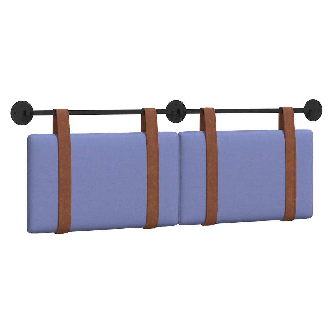 Hængende Hovedgavl Ensfarvet Jeans blå 130 x 55 x 5 cm Antik PU