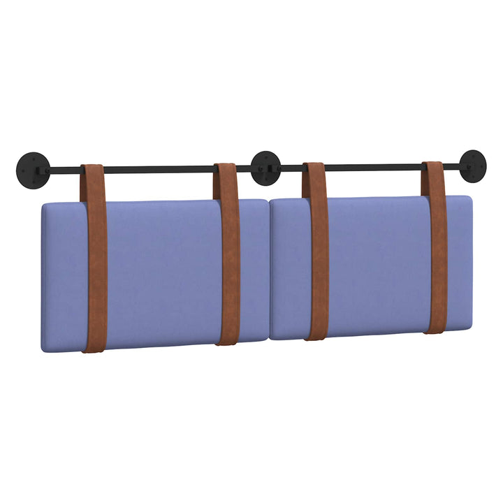 Hængende Hovedgavl Ensfarvet Jeans blå 130 x 55 x 5 cm Antik PU
