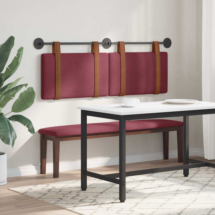 Hængende Hovedgavl Vægmonteret Vinrød 150 x 55 x 5 cm Antik PU