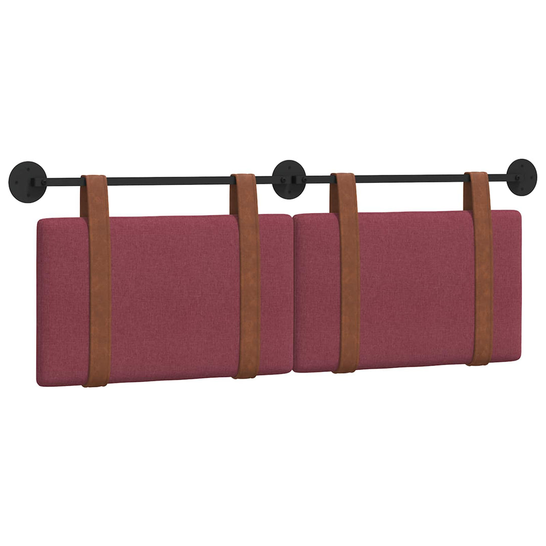 Hængende Hovedgavl Vægmonteret Vinrød 150 x 55 x 5 cm Antik PU