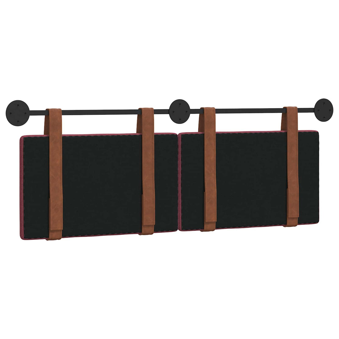 Hængende Hovedgavl Vægmonteret Vinrød 150 x 55 x 5 cm Antik PU