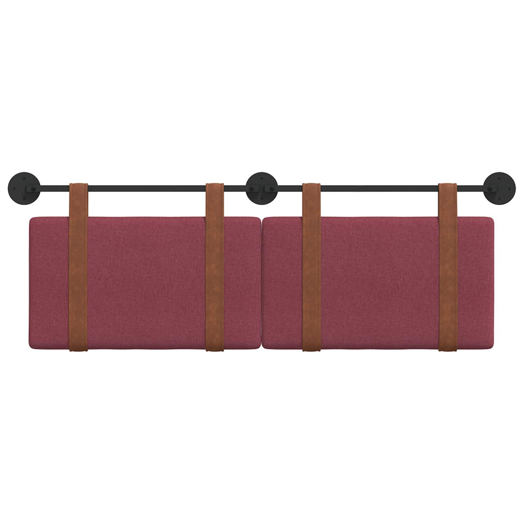 Hængende Hovedgavl Vægmonteret Vinrød 150 x 55 x 5 cm Antik PU